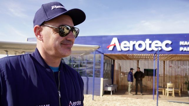 José Cardama, gerente general de Aerotec. José Cardama, gerente general de Aerotec.