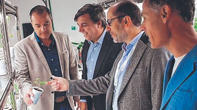 Alianza. Rovetto y Lombardía durante el lanzamiento de Innobio. Alianza. Rovetto y Lombardía durante el lanzamiento de Innobio.