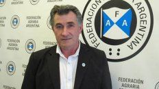 Carlos Achetoni, presidente de Federación Agraria Argentina. Carlos Achetoni, presidente de Federación Agraria Argentina.