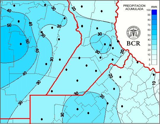 Precipitaciones acumuladas (GEA-BCR)