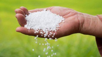El más usado. La urea representó el año pasado el 40% del total de los fertilizantes aplicados en el país. Es el más utilizado en su tipo en Argentina.