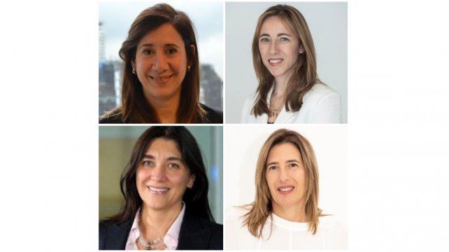 Cecilia Giordano, Paula Altavilla, Silvia Taurozzi y Lorena Basso.