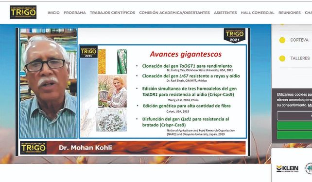 Especialista. Kohli dejó en claro que una variedad no garantiza buen rendimiento, “hay que agregarle manejo”, dijo.